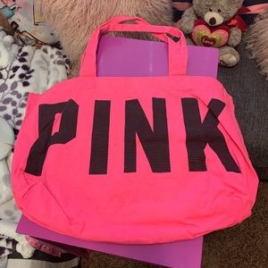 Pink Tote Bag